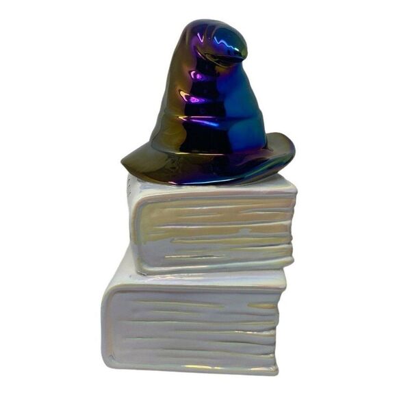 Rae Dunn HOCUS POCUS Halloween Witch Hat Iridescent Black Book Trick Treat Gift - Picture 3 of 8